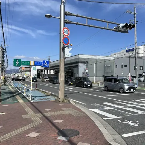 信号ををわたります。